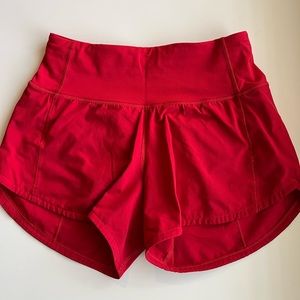 Lululemon speed up mid-rise shorts